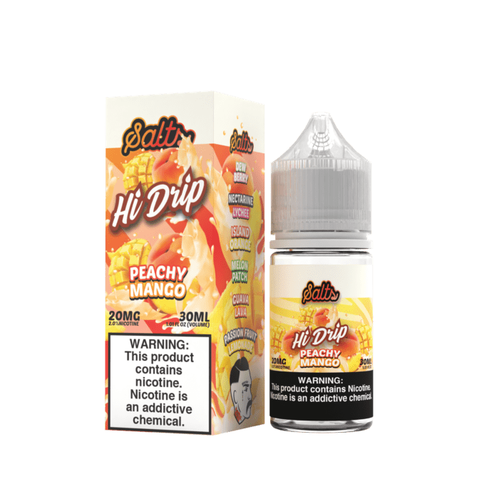 Buy Hi Drip | Peachy Mango | Ejuice | Eliquid | Salt | 30 ml E-Juice Resellers at Cheap Wholesale Distributor Deal Prices from ejuiceresellers.com
