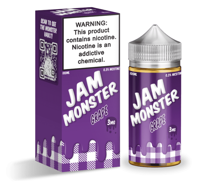 Buy Jam Monster | Grape | Ejuice | Eliquid | 100 ml E-Juice Resellers at Cheap Wholesale Distributor Deal Prices from ejuiceresellers.com