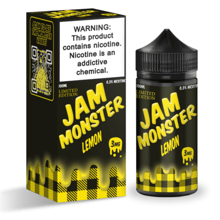 Buy Jam Monster | Lemon | Ejuice | Eliquid | 100 ml E-Juice Resellers at Cheap Wholesale Distributor Deal Prices from ejuiceresellers.com