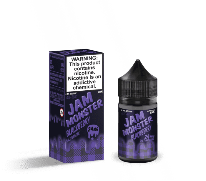 Buy Jam Monster | Blackberry | Ejuice | Eliquid | Salt | 30 ml E-Juice Resellers at Cheap Wholesale Distributor Deal Prices from ejuiceresellers.com