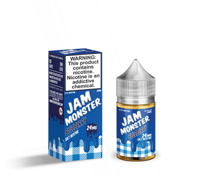 Buy Jam Monster | Blueberry | Ejuice | Eliquid | Salt | 30 ml E-Juice Resellers at Cheap Wholesale Distributor Deal Prices from ejuiceresellers.com
