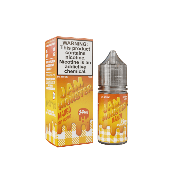 Buy Jam Monster | Mango | Ejuice | Eliquid | Salt | 30 ml E-Juice Resellers at Cheap Wholesale Distributor Deal Prices from ejuiceresellers.com