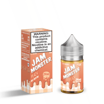Buy Jam Monster | Peach | Ejuice | Eliquid | Salt | 30 ml E-Juice Resellers at Cheap Wholesale Distributor Deal Prices from ejuiceresellers.com