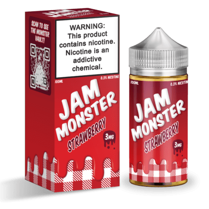 Buy Jam Monster | Strawberry | Ejuice | Eliquid | 100 ml E-Juice Resellers at Cheap Wholesale Distributor Deal Prices from ejuiceresellers.com