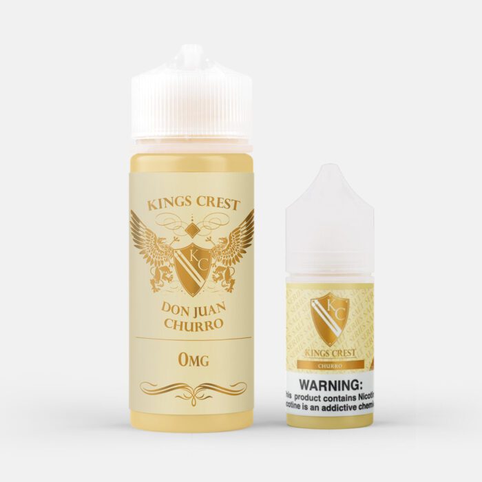 Buy King's Crest | Don Juan Churro | Ejuice | Eliquid | Salt | 30 ml E-Juice Resellers at Cheap Wholesale Distributor Deal Prices from ejuiceresellers.com