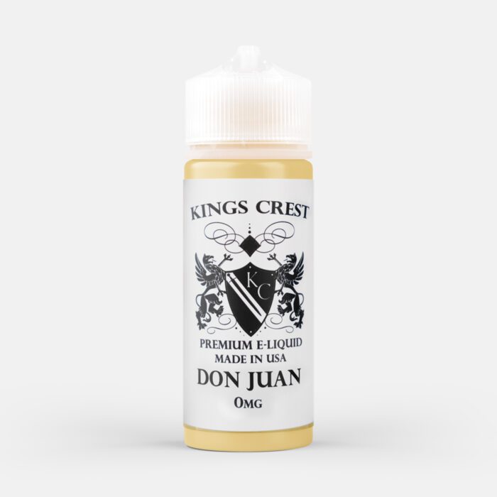 Buy King's Crest | Don Juan | Ejuice | Eliquid | 120 ml E-Juice Resellers at Cheap Wholesale Distributor Deal Prices from ejuiceresellers.com