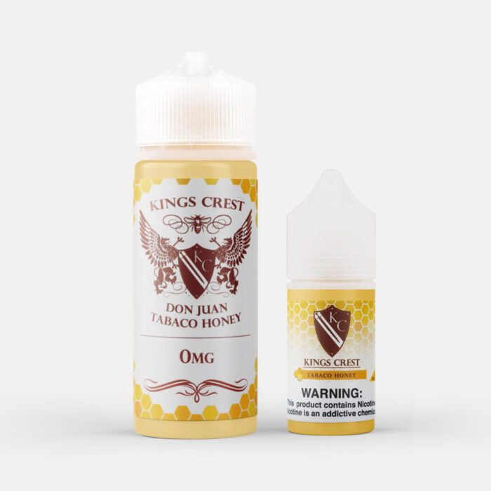 Buy King's Crest | Don Juan Tabaco Honey | Ejuice | Eliquid | 120 ml E-Juice Resellers at Cheap Wholesale Distributor Deal Prices from ejuiceresellers.com