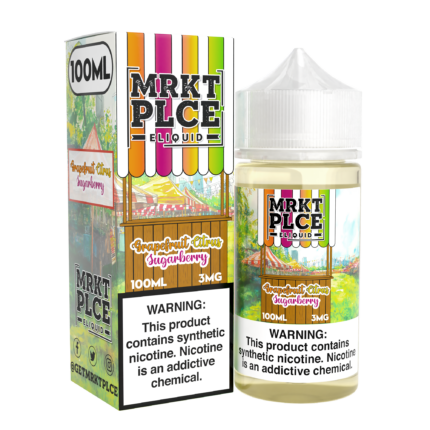 Buy MRKT PLCE | Grapefruit Citrus Sugarberry | Ejuice | Eliquid | Salt | 100 ml E-Juice Resellers at Cheap Wholesale Distributor Deal Prices from ejuiceresellers.com