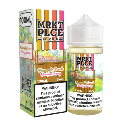 Buy MRKT PLCE | Pineapple Peach Dragonberry | Ejuice | Eliquid | Salt | 100 ml E-Juice Resellers at Cheap Wholesale Distributor Deal Prices from ejuiceresellers.com