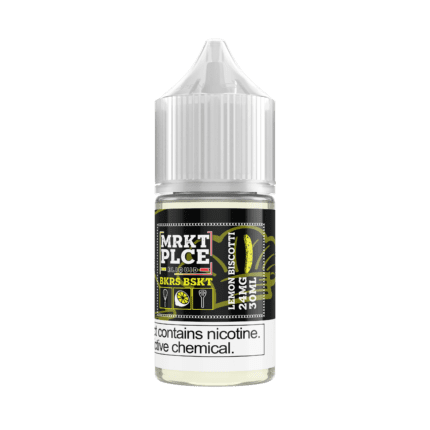 Buy MRKT PLCE | BKRS BSKT Lemon Biscotti | Ejuice | Eliquid | Salt | 30 ml E-Juice Resellers at Cheap Wholesale Distributor Deal Prices from ejuiceresellers.com