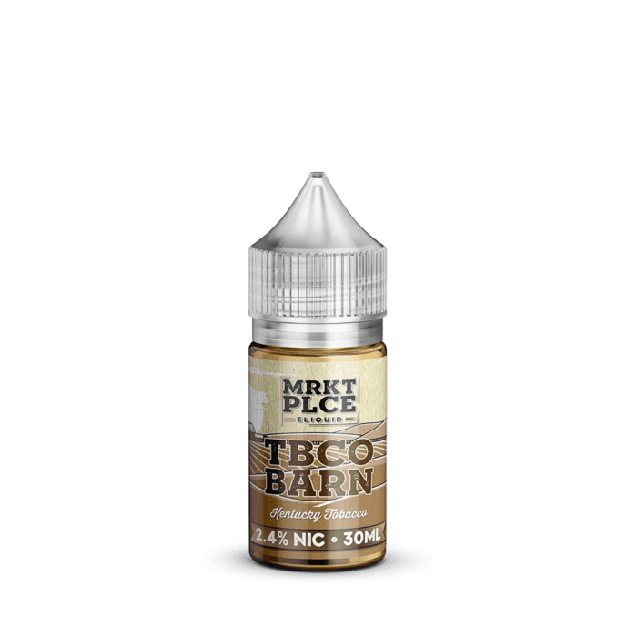 Buy MRKT PLCE | TBCO Barn Kentucky | Ejuice | Eliquid | Salt | 30 ml E-Juice Resellers at Cheap Wholesale Distributor Deal Prices from ejuiceresellers.com