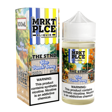 Buy MRKT PLCE | The STND Blue Punch Berry | Ejuice | Eliquid | Salt | 100 ml E-Juice Resellers at Cheap Wholesale Distributor Deal Prices from ejuiceresellers.com