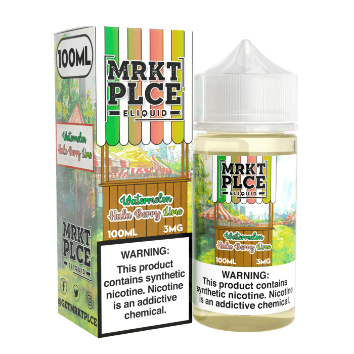 Buy MRKT PLCE | Watermelon Hula Berry Lime | Ejuice | Eliquid | Salt | 100 ml E-Juice Resellers at Cheap Wholesale Distributor Deal Prices from ejuiceresellers.com