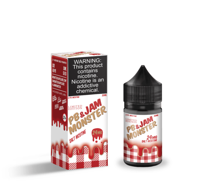 Buy Jam Monster | Strawberry PB & Jam Monster | Ejuice | Eliquid | Salt | 30 ml E-Juice Resellers at Cheap Wholesale Distributor Deal Prices from ejuiceresellers.com