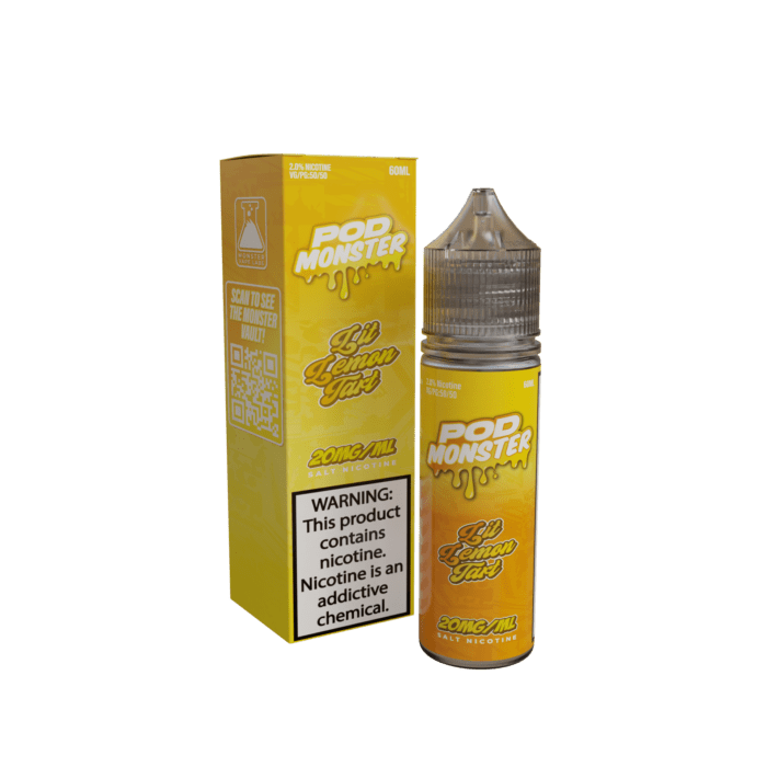 Buy Jam Monster | Pod Monster Salt Lit Lemon Tart | Ejuice | Eliquid | Salt | 60 ml E-Juice Resellers at Cheap Wholesale Distributor Deal Prices from ejuiceresellers.com