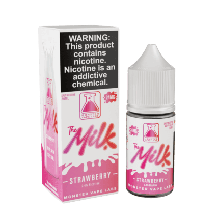 Buy Jam Monster | The Milk Strawberry | Ejuice | Eliquid | Salt | 30 ml E-Juice Resellers at Cheap Wholesale Distributor Deal Prices from ejuiceresellers.com