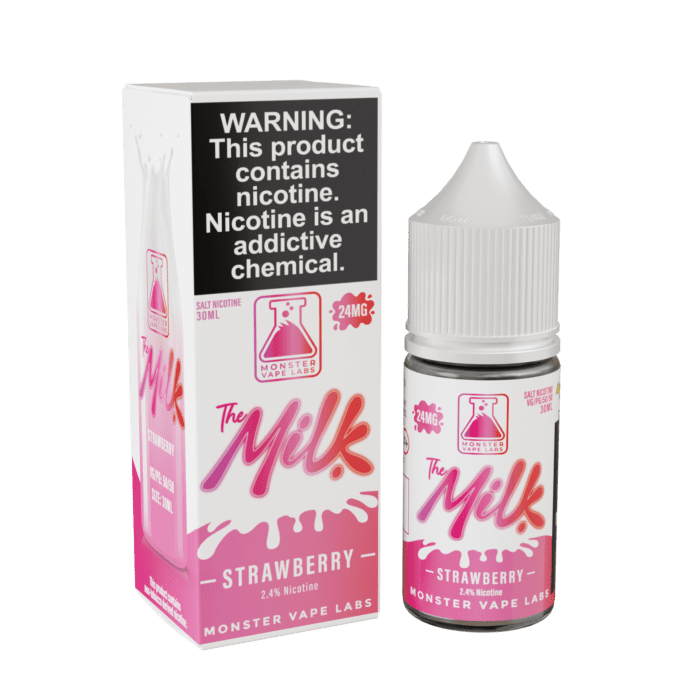 Buy Jam Monster | The Milk Strawberry | Ejuice | Eliquid | Salt | 30 ml E-Juice Resellers at Cheap Wholesale Distributor Deal Prices from ejuiceresellers.com