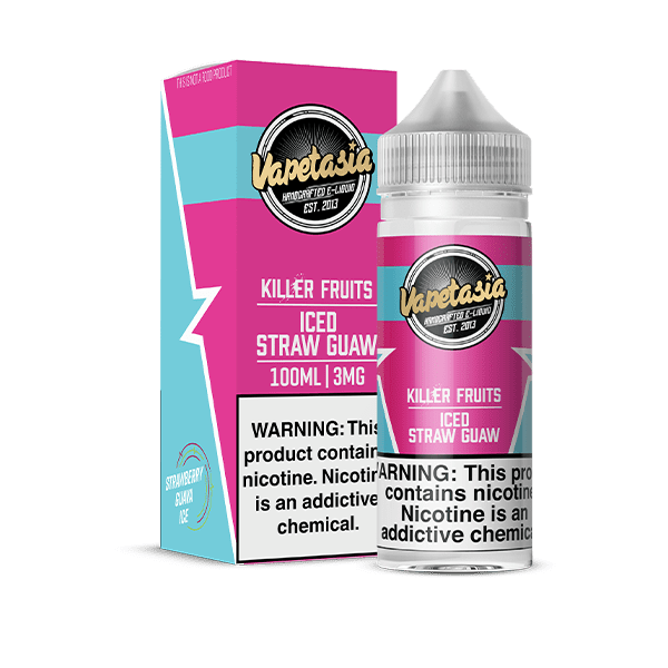 Buy Vapetasia | Killer Fruits Iced Straw Guaw | Ejuice | Eliquid | 100 ml E-Juice Resellers at Cheap Wholesale Distributor Deal Prices from ejuiceresellers.com