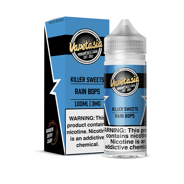 Buy Vapetasia | Killer Sweets Rain Bops | Ejuice | Eliquid | 100 ml E-Juice Resellers at Cheap Wholesale Distributor Deal Prices from ejuiceresellers.com