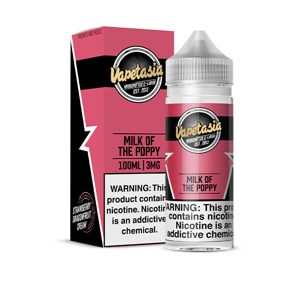 Buy Vapetasia | Milk of The Poppy | Ejuice | Eliquid | 100 ml E-Juice Resellers at Cheap Wholesale Distributor Deal Prices from ejuiceresellers.com