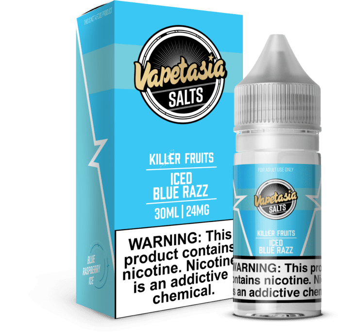 Buy Vapetasia | Killer Fruits Iced Blue Razz | Ejuice | Eliquid | Salt | 30 ml E-Juice Resellers at Cheap Wholesale Distributor Deal Prices from ejuiceresellers.com