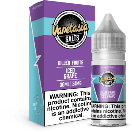 Buy Vapetasia | Killer Fruits Iced Grape | Ejuice | Eliquid | Salt | 30 ml E-Juice Resellers at Cheap Wholesale Distributor Deal Prices from ejuiceresellers.com