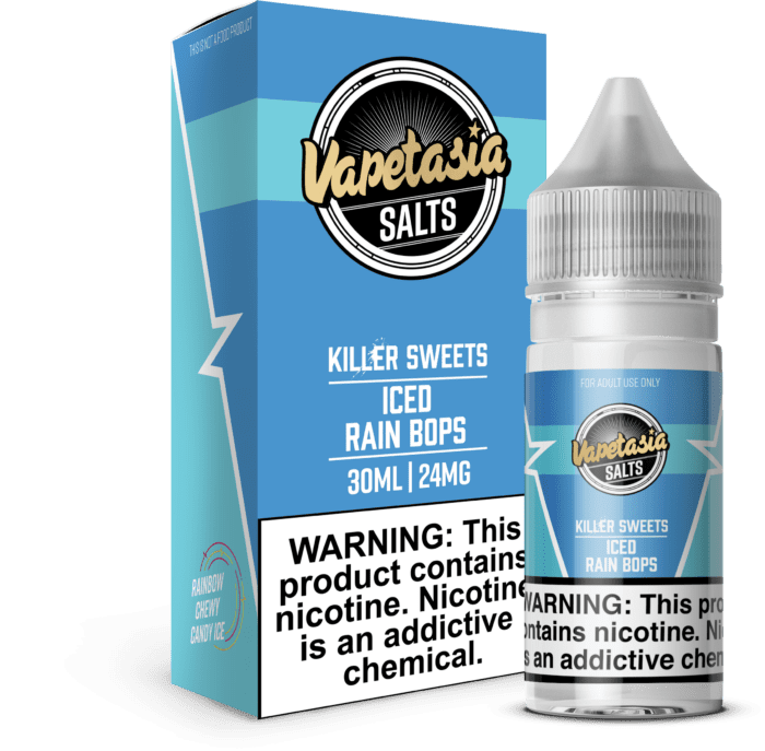 Buy Vapetasia | Killer Sweets Iced Rain Bops | Ejuice | Eliquid | Salt | 30 ml E-Juice Resellers at Cheap Wholesale Distributor Deal Prices from ejuiceresellers.com