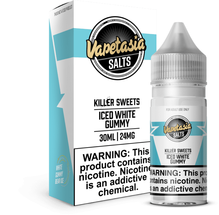 Buy Vapetasia | Killer Sweets Iced White Gummy | Ejuice | Eliquid | Salt | 30 ml E-Juice Resellers at Cheap Wholesale Distributor Deal Prices from ejuiceresellers.com