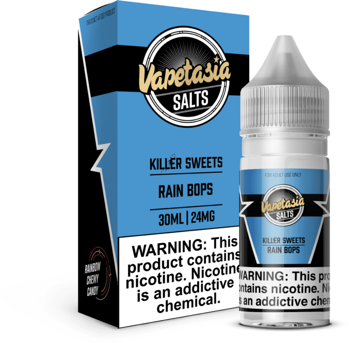 Buy Vapetasia | Killer Sweets Rain Bops | Ejuice | Eliquid | Salt | 30 ml E-Juice Resellers at Cheap Wholesale Distributor Deal Prices from ejuiceresellers.com