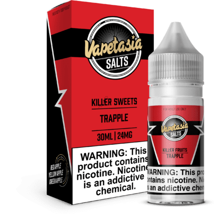 Buy Vapetasia | Killer Sweets Trapple | Ejuice | Eliquid | Salt | 30 ml E-Juice Resellers at Cheap Wholesale Distributor Deal Prices from ejuiceresellers.com