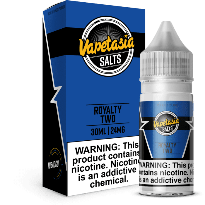 Buy Vapetasia | Royalty Two | Ejuice | Eliquid | Salt | 30 ml E-Juice Resellers at Cheap Wholesale Distributor Deal Prices from ejuiceresellers.com