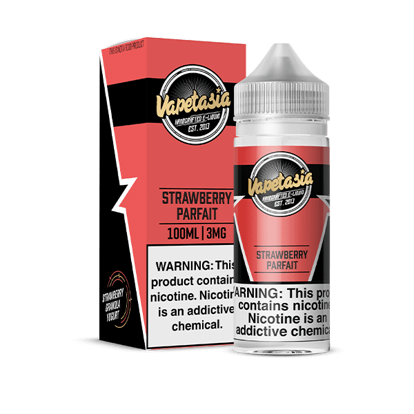 Buy Vapetasia | Strawberry Parfait | Ejuice | Eliquid | 100 ml E-Juice Resellers at Cheap Wholesale Distributor Deal Prices from ejuiceresellers.com