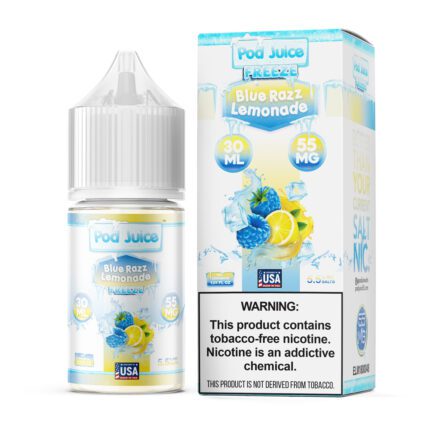 Blue Razz Lemonade Freeze by Pod Juice Salt - 30mL