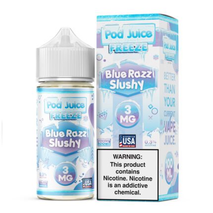 Blue Razz Slushy Freeze by Pod Juice - 100mL