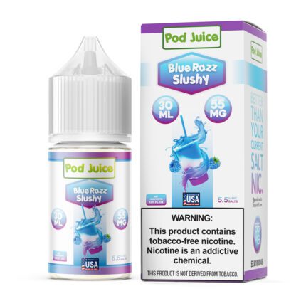 Blue Razz Slushy by Pod Juice Salt - 30mL