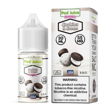 Cookies & Cream by Pod Juice Salt - 30mL