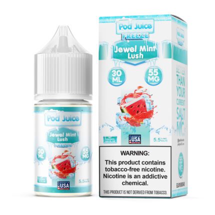 Jewel Mint Lush Freeze by Pod Juice Salt - 30mL