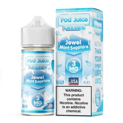 Jewel Mint Sapphire Freeze by Pod Juice - 100mL