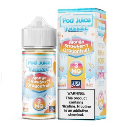 Mango Strawberry Dragonfruit Freeze by Pod Juice - 100mL