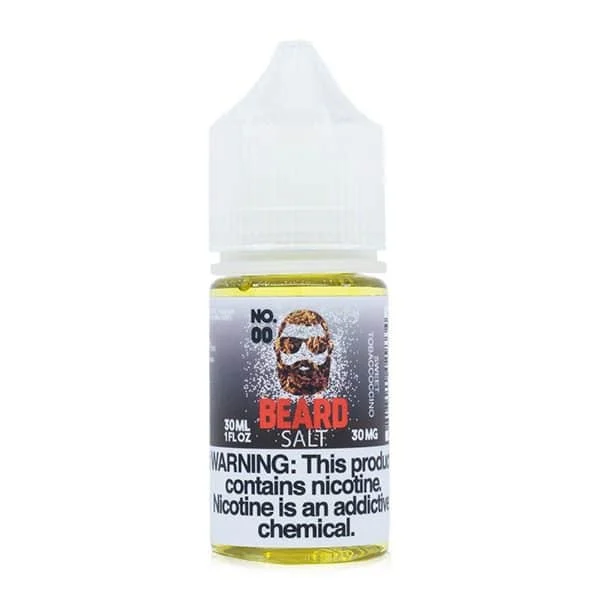 Beard Vape Co No.00 salt nicotine e-liquid, Beard Vape Co Salt E-Liquid - 30mL, wholesale