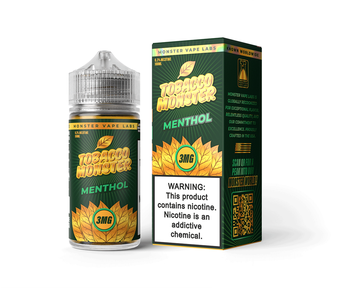 Menthol Tobacco by Tobacco Monster x Monster Vape Labs E-Liquid - 100mL