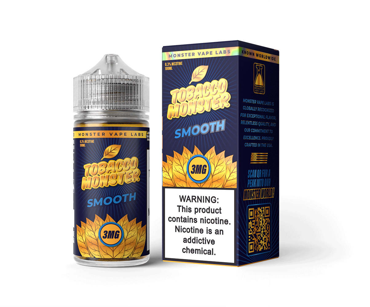 Smooth Tobacco by Tobacco Monster x Monster Vape Labs E-Liquid - 100mL