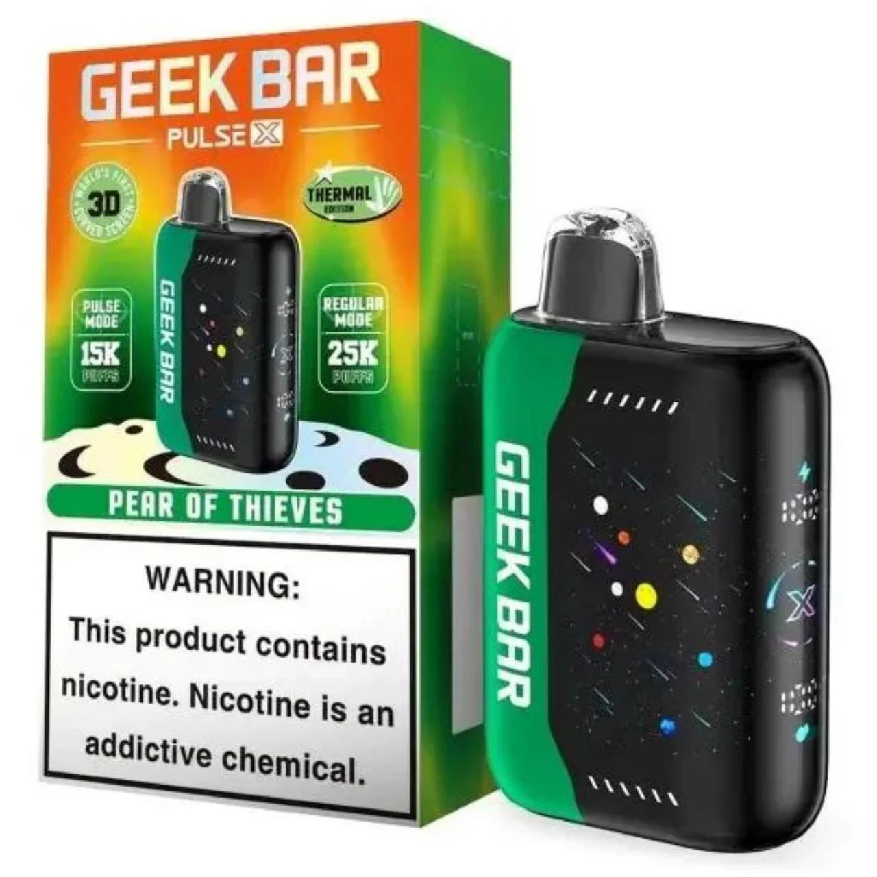 Geek Bar Pear of Thieves disposable vape, Geek Bar Pulse X 25K Disposable Vape, wholesale