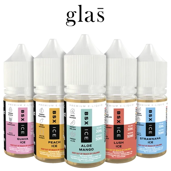 Glas BSX salt nicotine e-liquid, wholesale