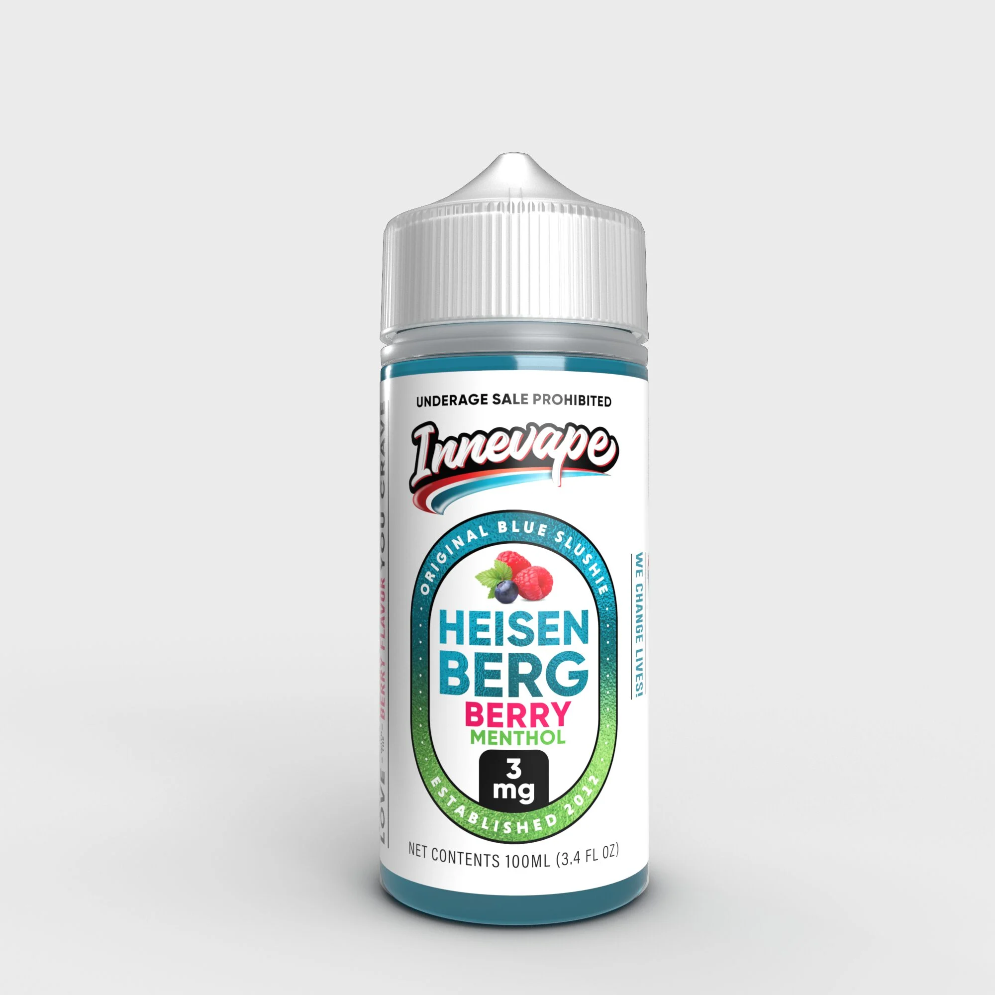 Innevape Heisenberg Berry Menthol freebase e-liquid, Innevape Menthol E-Liquid - 100mL, wholesale