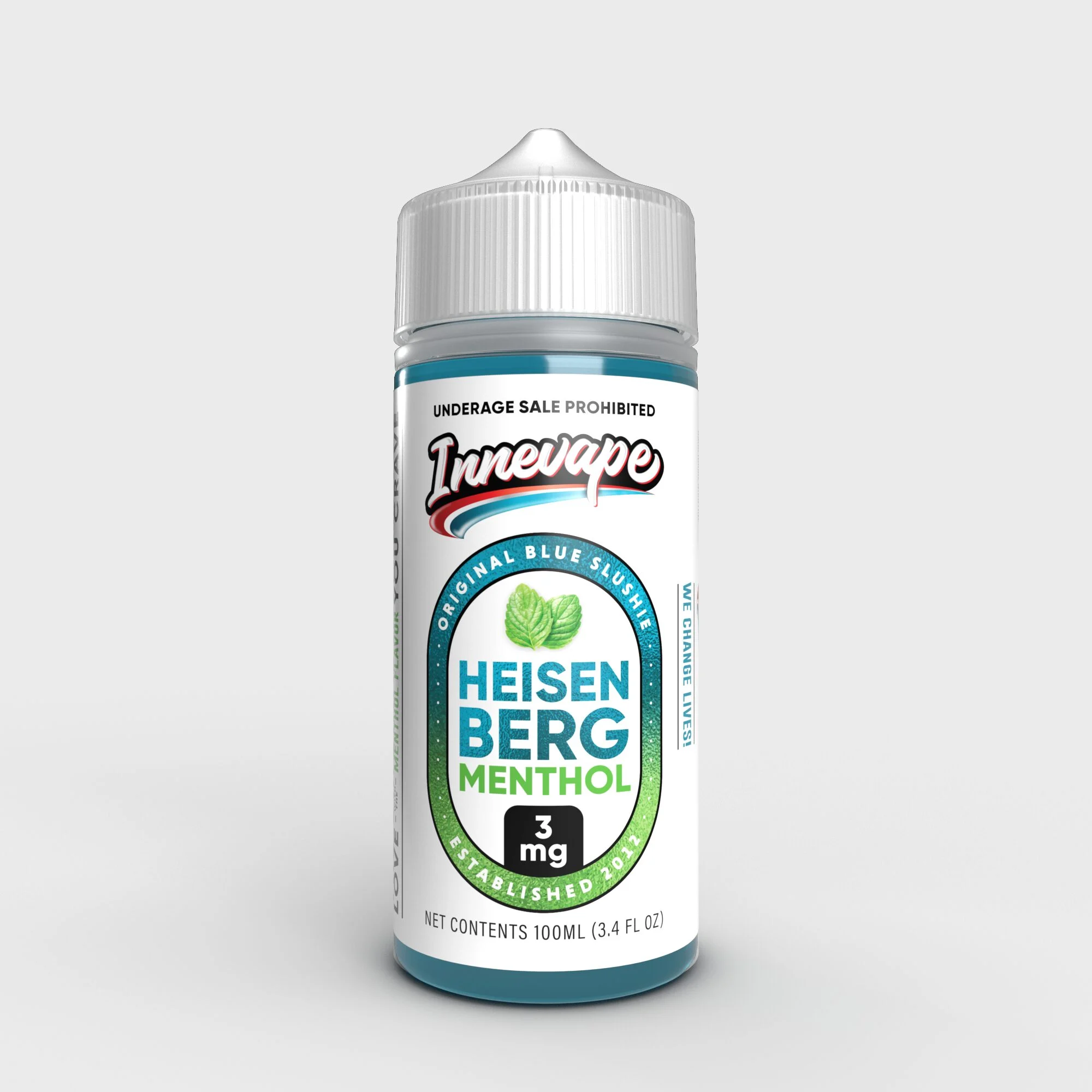 Innevape Heisenberg Menthol freebase e-liquid, Innevape Menthol E-Liquid - 100mL, wholesale