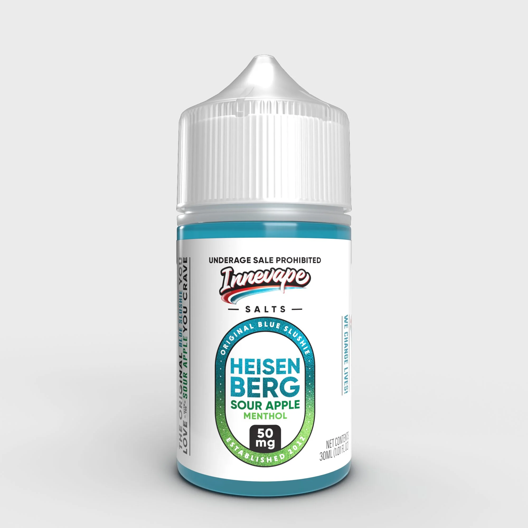 Innevape Heisenberg Sour Apple Menthol salt nicotine e-liquid, Innevape Menthol Salts E-Liquid - 30mL, wholesale