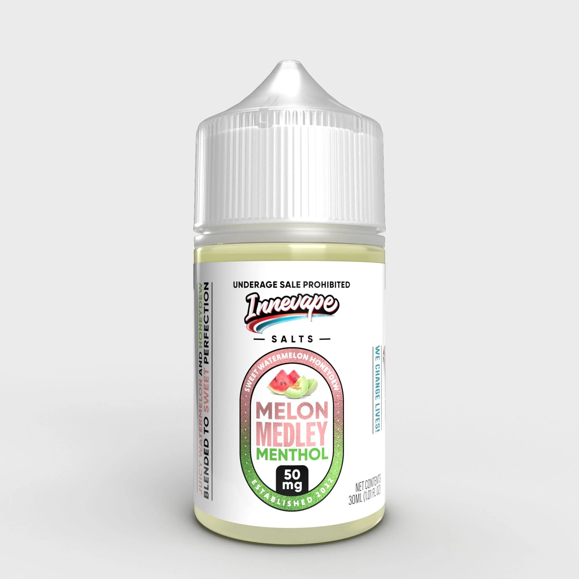 Innevape Melon Medley Menthol salt nicotine e-liquid, Innevape Menthol Salts E-Liquid - 30mL, wholesale