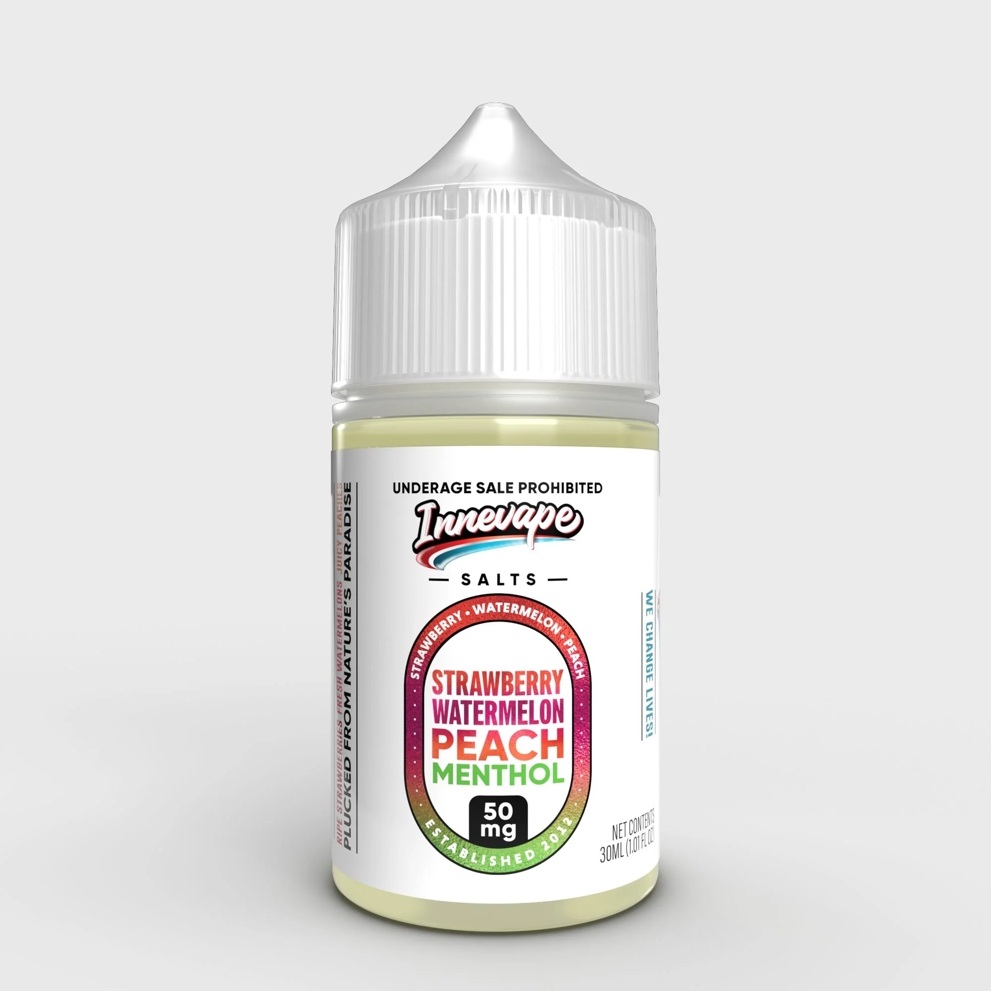 Innevape Strawberry Watermelon Peach Menthol salt nicotine e-liquid, Innevape Menthol Salts E-Liquid - 30mL, wholesale