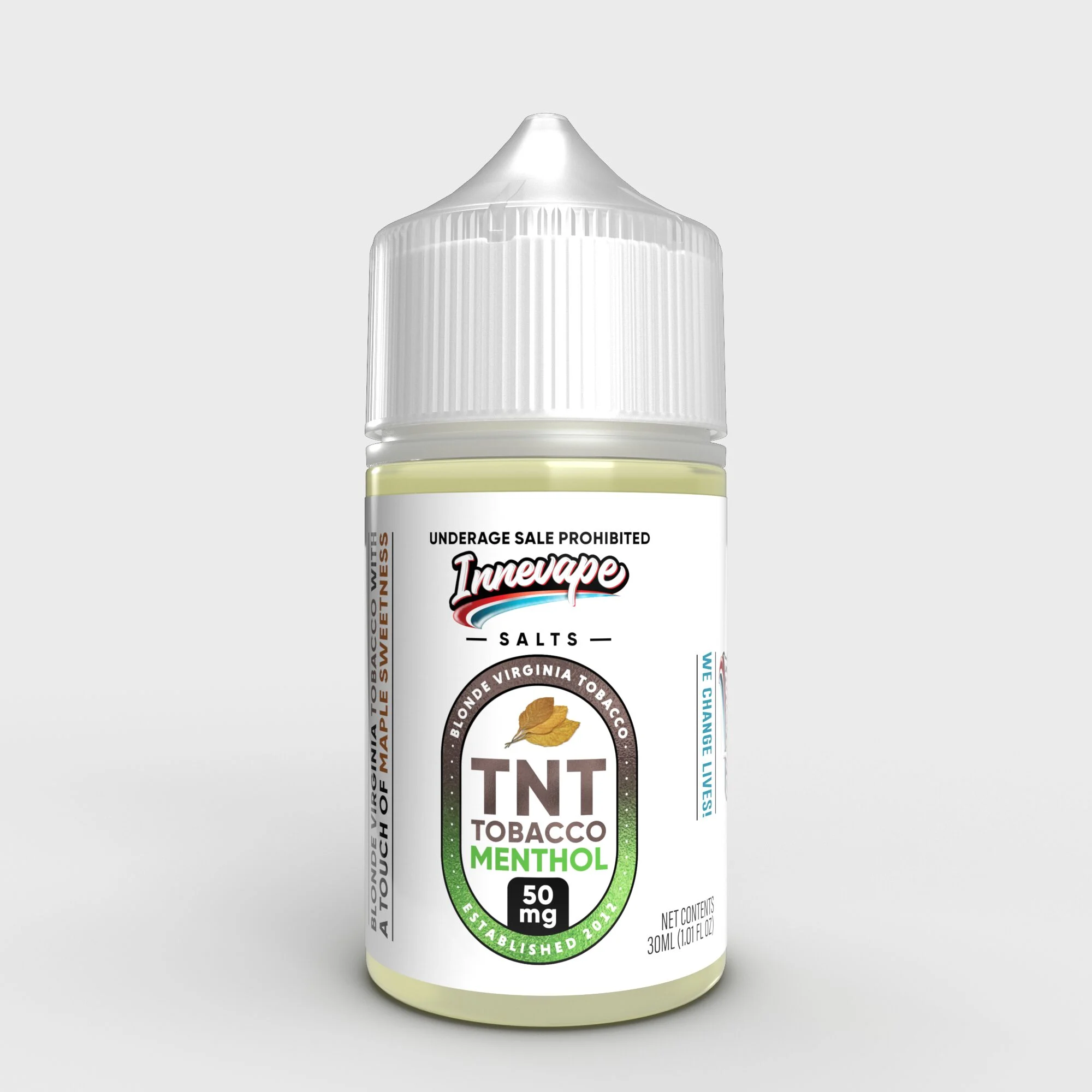 Innevape TNT Tobacco Menthol salt nicotine e-liquid, Innevape Menthol Salts E-Liquid - 30mL, wholesale